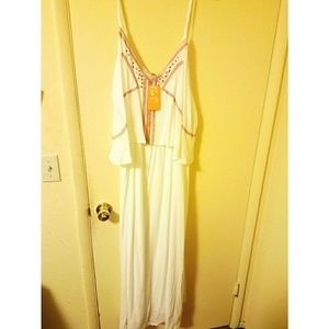 Hippie boho flowy dress
